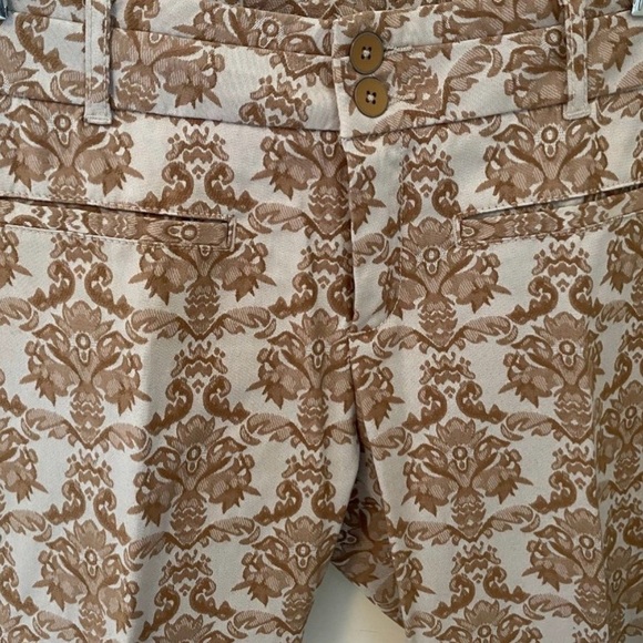Cartonnier Elegant brocade Patterned Women's Pants size 6 worn once - Picture 3 of 5